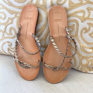 Dolce Vita Gold Sandals